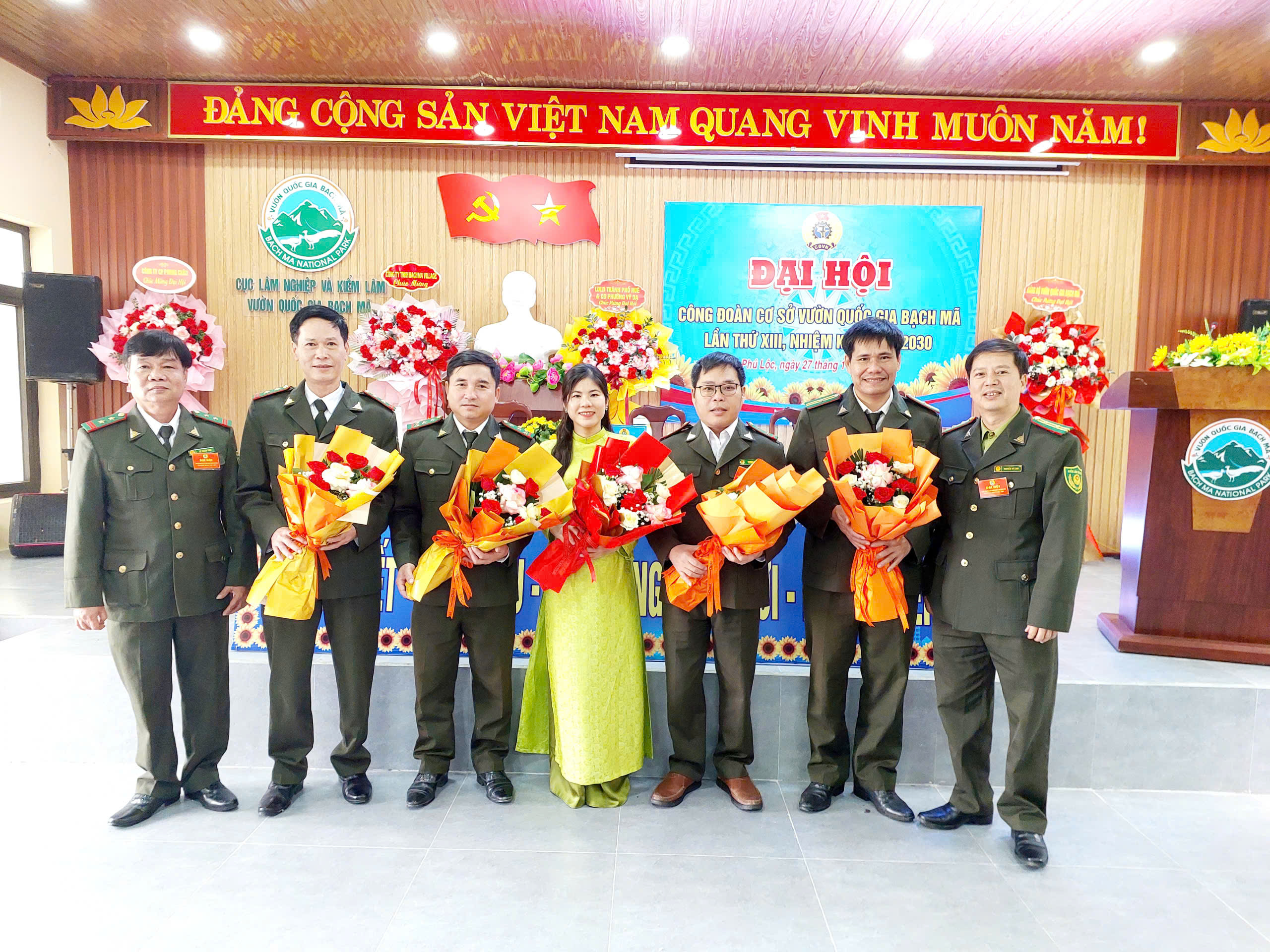 Đại hội công đoàn cơ sở Vườn quốc gia Bạch Mã lần thứ XIII, nhiệm kỳ 2025 - 2030