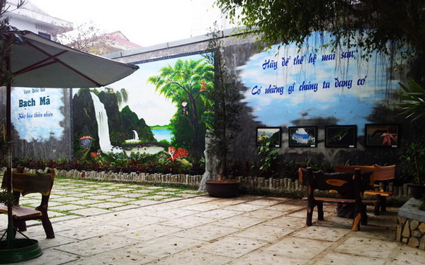 Vườn Quốc Gia Bạch Mã liên kết với công ty TNHH 1TV Vườn Sinh Thái xây dựng mô hình Cafe Bảo tồn 