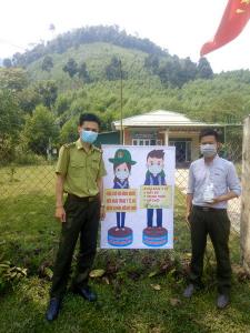 Chi đoàn thanh niên cộng sản Hồ Chí Minh Vườn quốc gia Bạch Mã tăng cường công tác tuyên truyền phòng chống dịch bệnh Covid – 19 