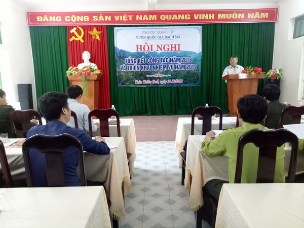 Vườn quốc gia Bạch Mã tổ chức Hội nghị tổng kết công tác năm 2018 và triển khai nhiệm vụ năm 2019 